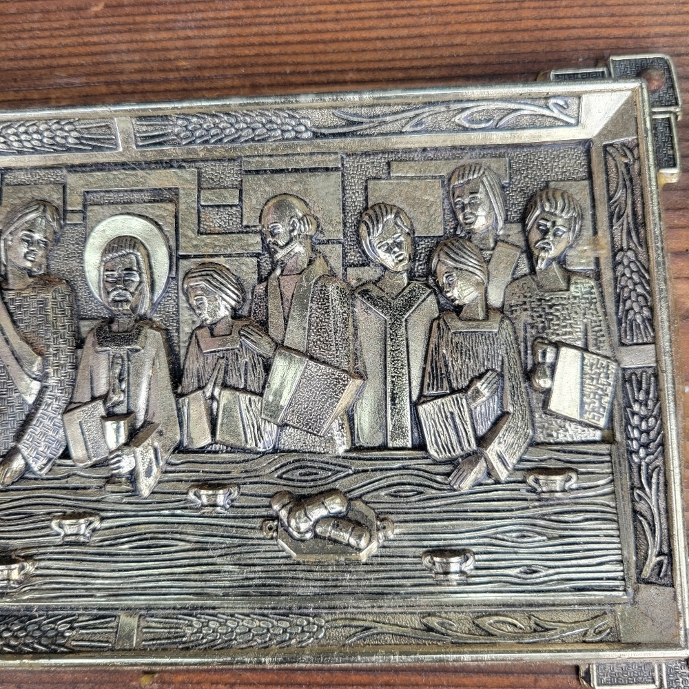 THE LAST SUPPER. LA ULTIMA CENA DE JESUS Vintage WALL ART 3D. - Picture 3 of 4